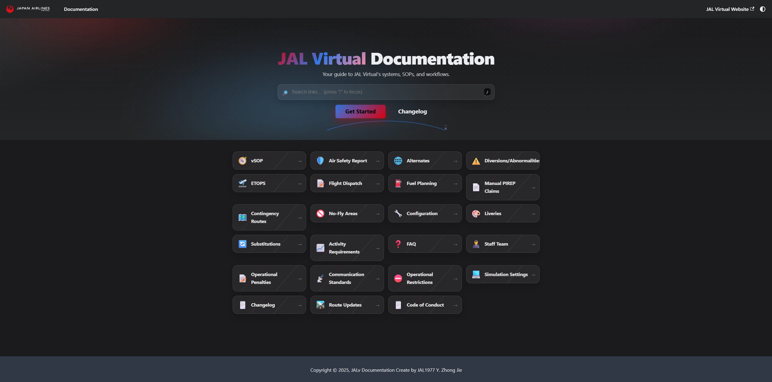 New Documentation Website